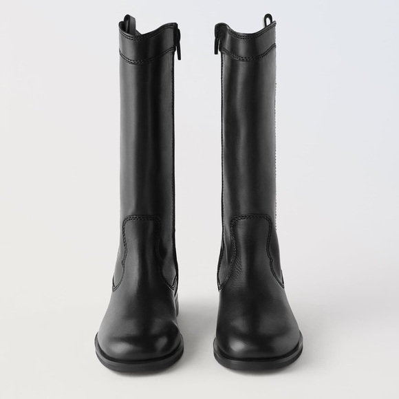 Zara Black Kids Boots - Picture 2 of 5